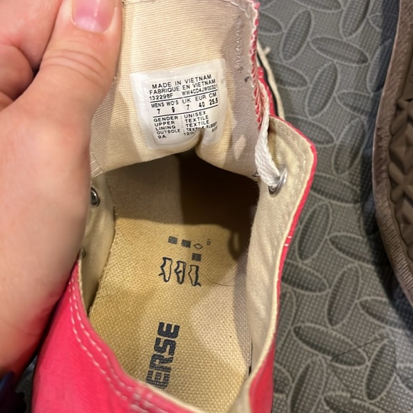 Pink Converse All Star women’s size 9 used - Picture 3 of 3